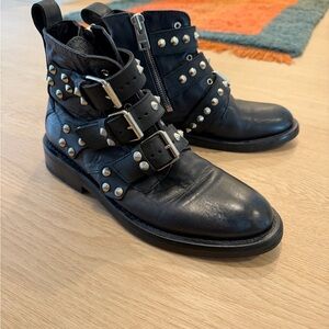 Zadig & Voltaire Laureen Studded Ankle Boots